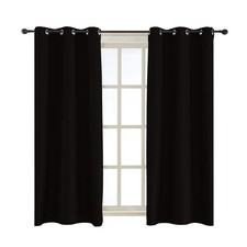 BEGOODTEX Inherent Flame Fire Resistant Thermal Insulated Grommet Room Darken...