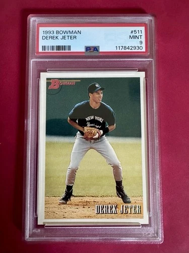 1993 Bowman #511 Derek Jeter Rookie PSA 9