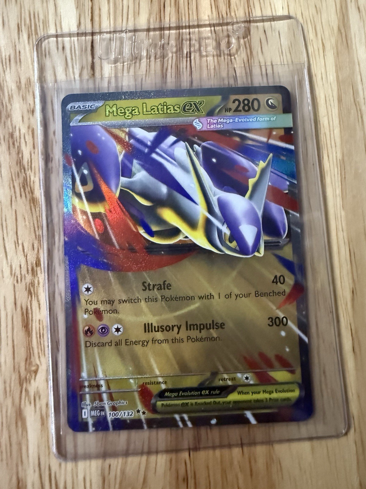 Mega Latias ex 100/132 Me01: Mega Evolution Holo