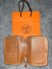 HERMES Chevre Agenda Zip Agenda Cover Kartene...