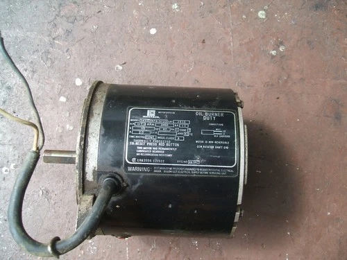 EMERSON SA55GYKPA-5733 OIL BURNER DUTY MOTOR 115V 1/7 HP 3450RPM USED
