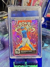 SALVADOR PEREZ 2022 PANINI DONRUSS BOMB SQUAD BS1 PINK FIREWORKS 