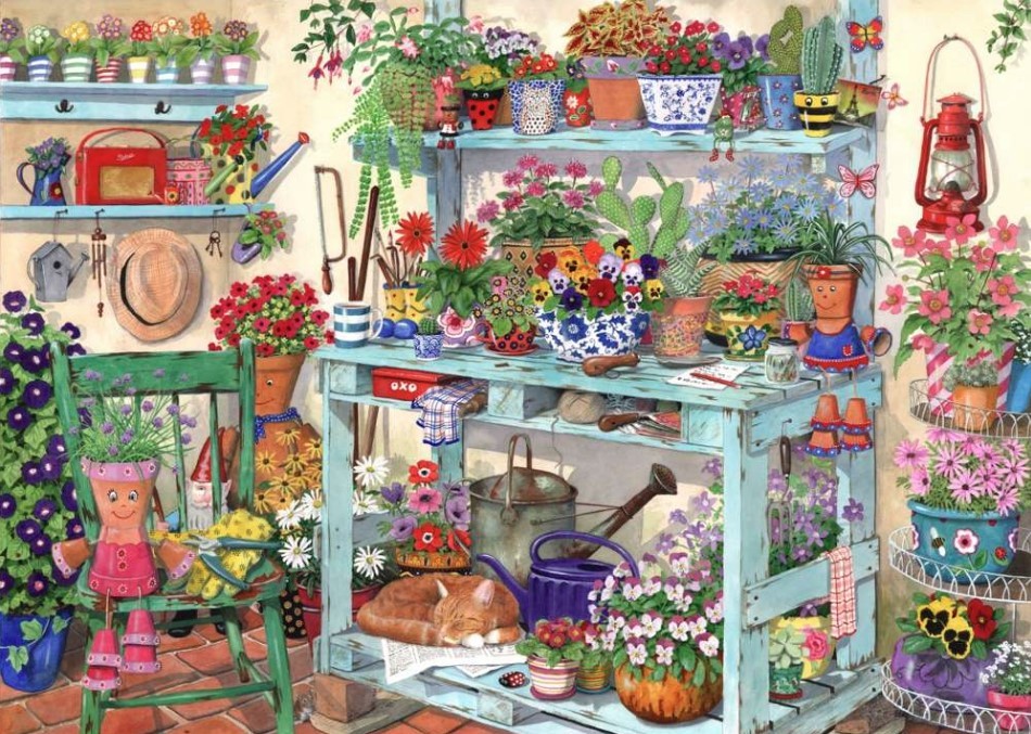 House Of Puzzles Going Potty 1000 Piece Jigsaw Puzzle Toys HP0476