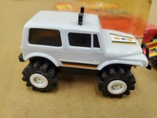 Rare Mint SCHAPER STOMPER 4X4 white jeep VL Fresh off the card Value line