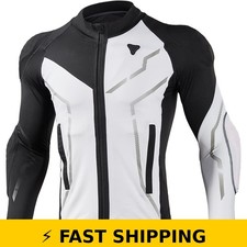 DUHAN Armored Motorcycle Shirt CE2 Protection Lightweight Summer Gear