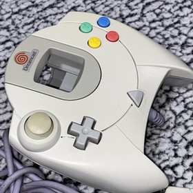 Sega Dreamcast OEM Original Controller HKT-7700 White Grey Tested Working