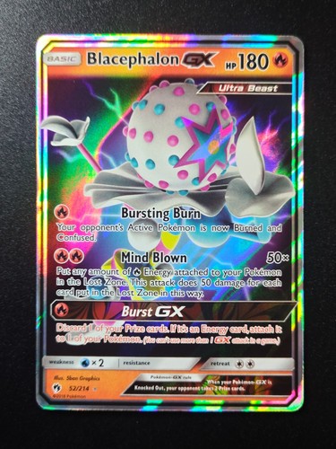 Blacephalon GX 52/214 Sm-Lost Thunder Holo Pokemon NM+