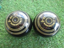 IMMACULATE METROLUX Crown Green Bowls  2-8   2 Full Bias