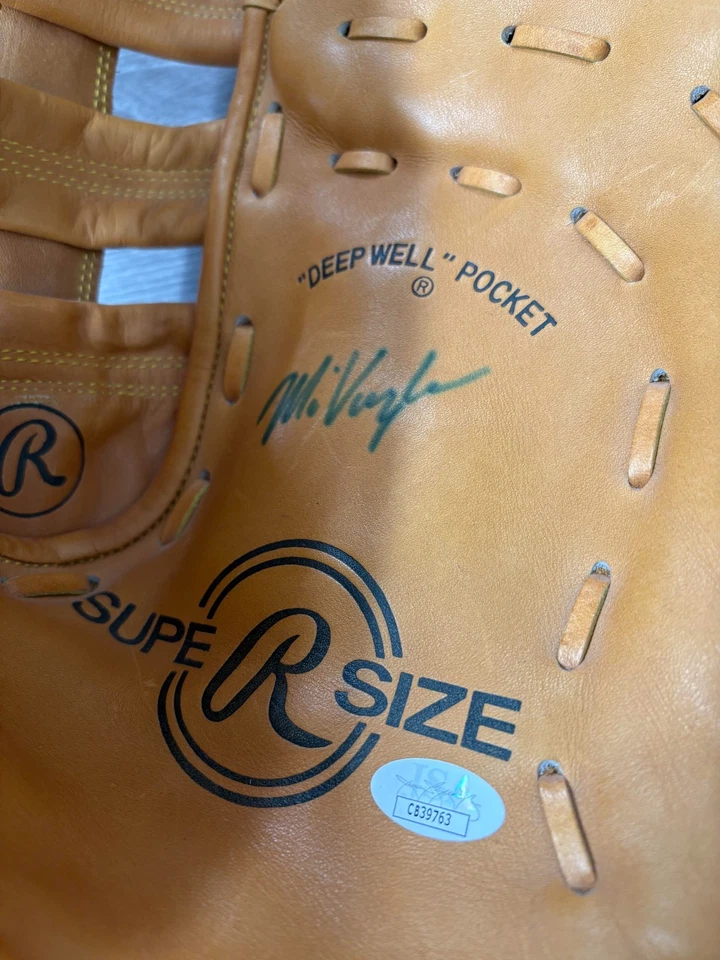 Mo Vaughn Signed First Base Mitt JSA Certified - Image 2 of 4