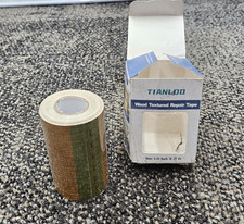  QTY 7 TIANLDD 27 FT Wood Grain Wallpaper Border, Waterproof Mirror Border