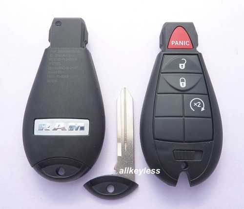NEW OEM 2008-2012 DODGE RAM 1500 2500 3500 keyless entry remote key fob ...