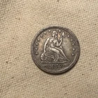 1853 Arrows & Rays Seated Liberty Quarter Choice Extremely Fine XF+ Coin #DR