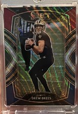 2020 Panini Select - Club Level Drew Brees #215 Tri-Color Prizm /99