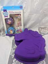 Silicone Unicorn Cake Pan And Cupcake Set