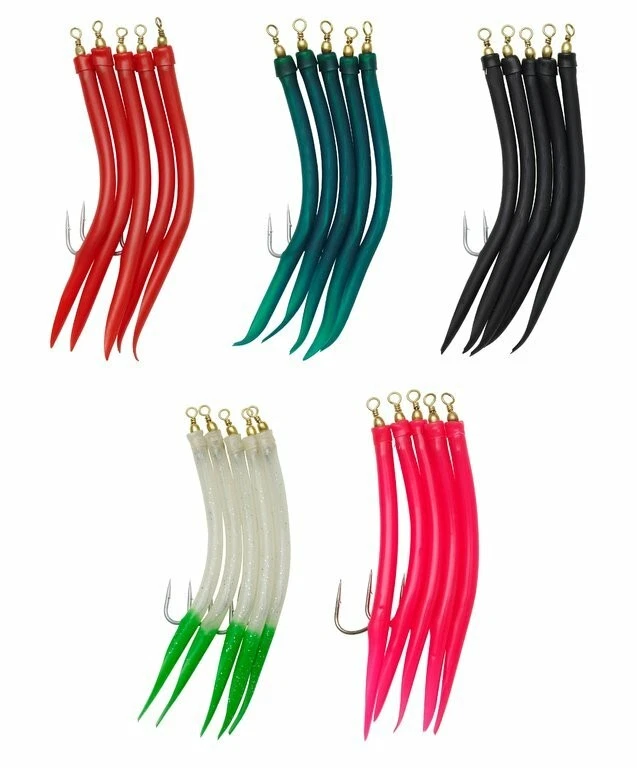 Kinetic Gummi-Mak en vrac 5 pièces Makks en caoutchouc 4/0 - 12/0 Makk-Hook... - Photo 1/1