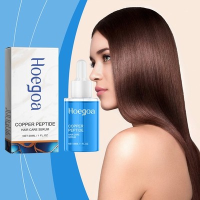 Copper Peptide Scalp Serum Nourishing Smoothing for All Hair Types, Natural Care