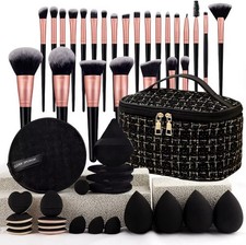 Make-up Pinsel Set Kosmetiktasche 47-teilig