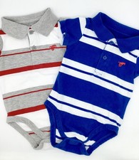 💙❤️Wrangler Jean Co., Body manica corta a 2 righe, taglia 6-9 mesi - LN