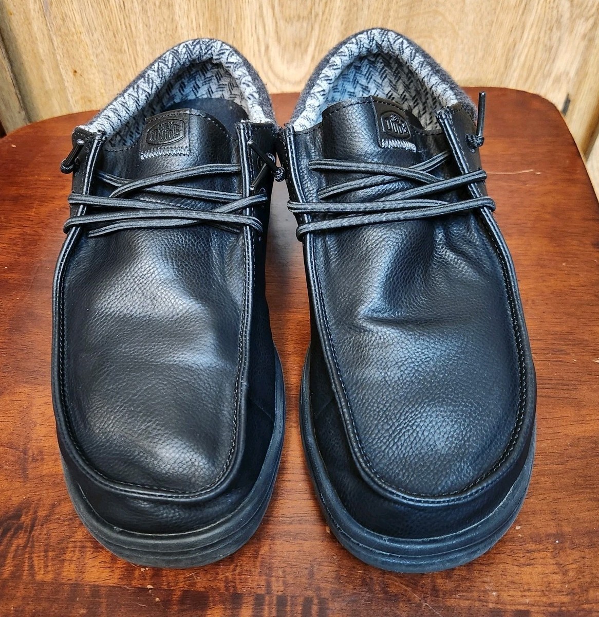 Hey Dude Men’s Paul Canvas Black Slip-On Shoes, Size 9 M Men main image 4