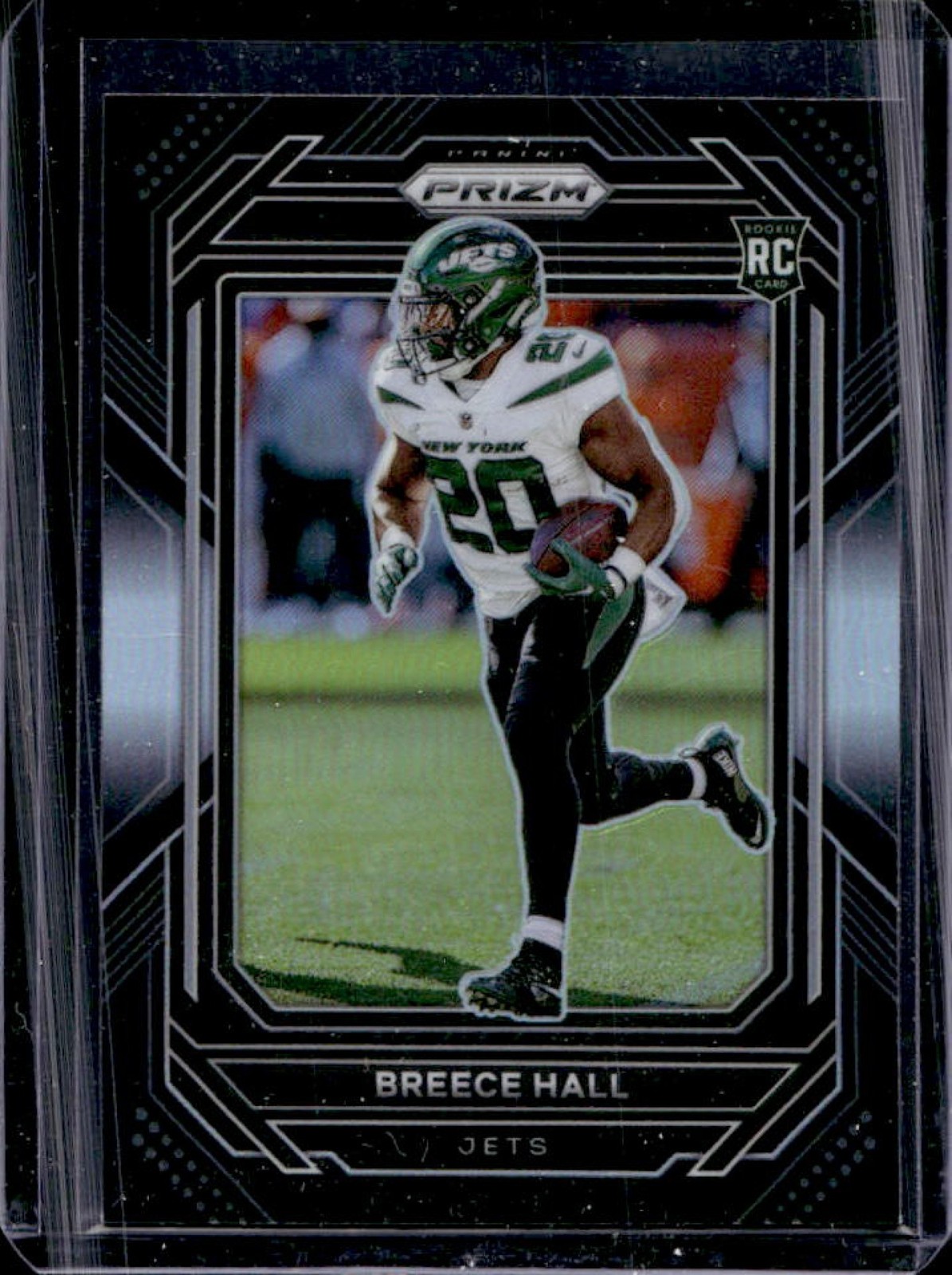 2022 Chronicles Breece Hall Prizm Black RC Silver Rookie #PB-17 Jets