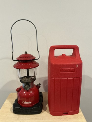 #ad #ad Vintage 1964 Coleman 200A Camp Lantern w Case Very Nice Sunshine of the Night $124.99