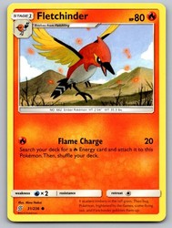 Fletchinder 31/236 Common Unified Minds Pokemon TCG