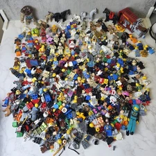Huge Lego Minifigure Lot! Mini Figures, Accessories, And More!  As Shown 