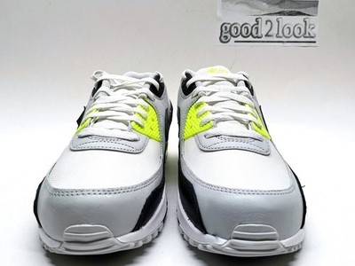 NIKE AIR MAX 90 GTX GORE-TEX SUMMIT WHITE/GREY-VOLT SIZE MEN'S 10