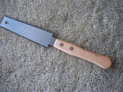 FoxBC Double-Edged Hand Saw for Wood Cutting @d9