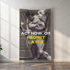 GYM Motivation Fitness Bodybuilding Flag Banner Tapestry Wall Hang Room D cor