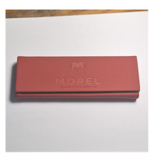 Morel Pink Hard Clamshell Eyeglass Case Protective Glasses Storage Holder