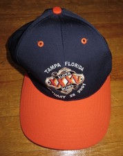 Logo A Super Bowl XXXV BALTIMORE RAVENS vs NY GIANTS (Adjustable Snap Back) Cap