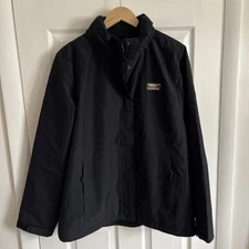 NEW LL Bean Sweater Fleece 3 In 1 Jacket Womens XL Black Winter Coat Hood