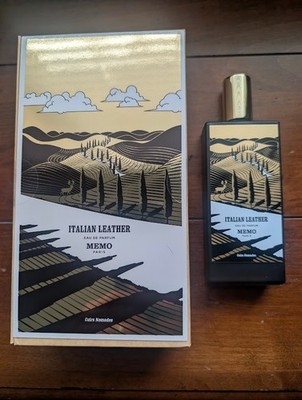 MEMO PARIS ITALIAN  LEATHER EAU DE PARFUM 2.53 OZ / 75 ML NEW IN BOX