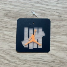 Rare Undefeated x Nike Air Jordan Jumpman Hang Tag Keychain