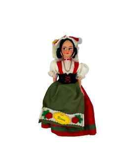 vintage Italian souvenir doll Roma 6" (JK)