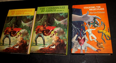 Lot of 3 HB  1980s Science Fiction by Roger Zelazny  and Harlan Ellison     BCE