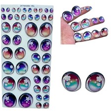 247-M: Assorted 3D Resin Googly  Wiggle Eyes 46 Pcs/23 Pairs, 5mm-22mm, Var...