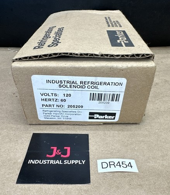 #ad PARKER 205209 Industrial Refrigeration Solenoid Coil 120V 60Hz NEW IN BOX 🇺🇸 $95.00