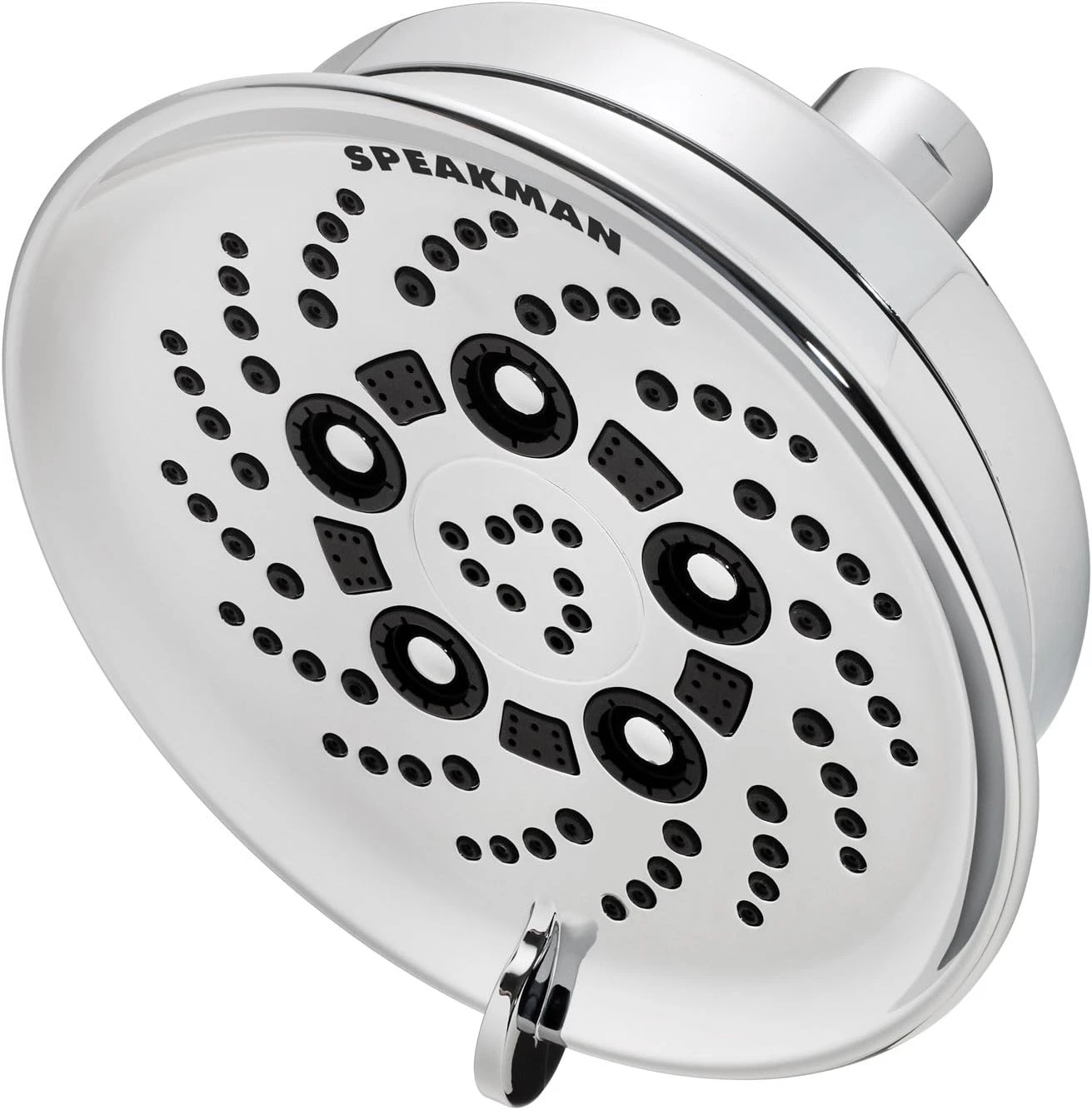 SR-124 Assana Anystream Multi-Function Shower Head, Polished Chrome