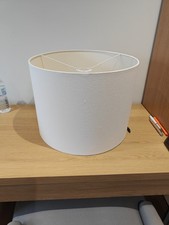 large White Drum Lampshade  40 cm diameter 