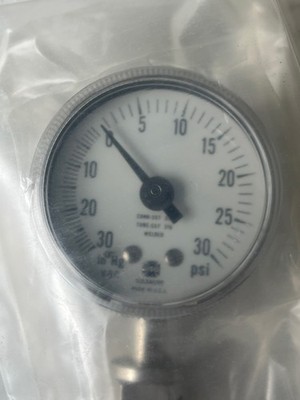 Ametek / USG Compound Vacuum/Pressure Gage 30 inHg - 30 PSI w/Box (Model C-1535)