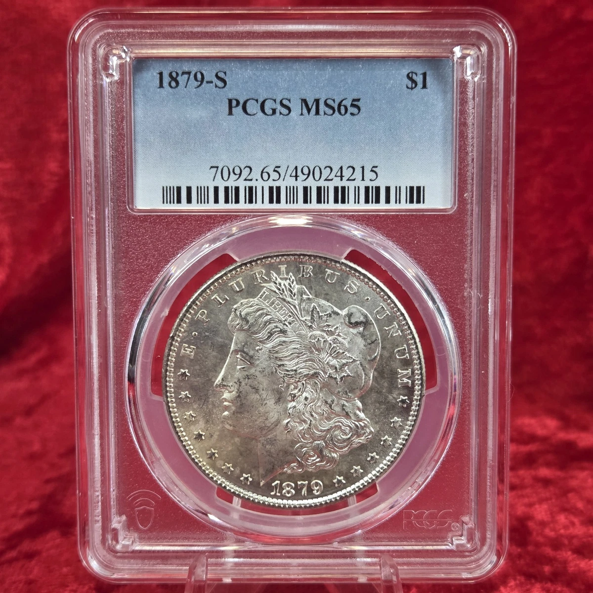 1879-S モルガンダラー銀貨・ドル MS65 PCGS認証 アメリカ 065 PCGS Certified MS 65 Graded 1879 Year Morgan US Dollars (1878-1921
