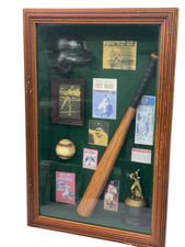 Major League Babe Ruth 1957 Baseball Glass Framed Memorial Items