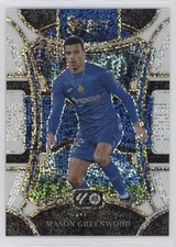 2023-24 Panini Select La Liga Mezzanine White Sparkle Prizm Mason Greenwood 0zu6