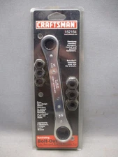 CRAFTSMAN  7 Pc. Ratcheting Bolt Out Tool 52164 Damaged Bolt/Nut Remover Set