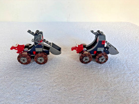 Lot of 2  Vintage Complete LEGO  Knights Kingdom "CATAPULT CRUSHER " Sets (6032)