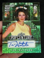 Teri Hatcher 1/1 Auto - 2025 Leaf Metal Pop Century SN-TH1 Saturday Night Host