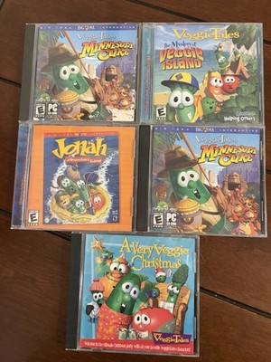 LOT OF 5 Jonah: A VeggieTales PC Game PC CD-ROM Big Idea