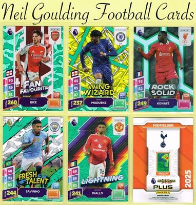 Panini Adrenalyn XL 2024-25   PREMIER LEAGUE PLUS 2025 - GREEN PARALLEL   Karten